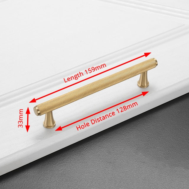 Brass Cabinet Handles Luxury Gold Furniture Handles - KiwisLove