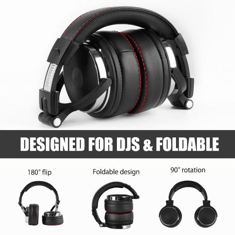 Oneodio Studio Pro 50 DJ Headphone Over Ear 50mm Drivers HIFI Wired - KiwisLove