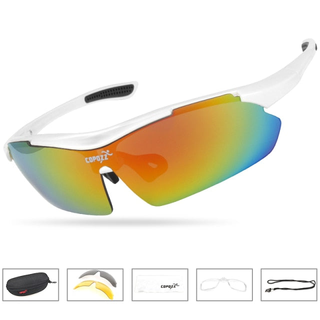 COPOZZ Cycling Glasses Mountain Bike Bicycle Cycling Sunglasses MTB - KiwisLove