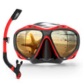 Copozz Brand Professional Scuba Diving Mask Snorkels  Swimming Tube Set - KiwisLove