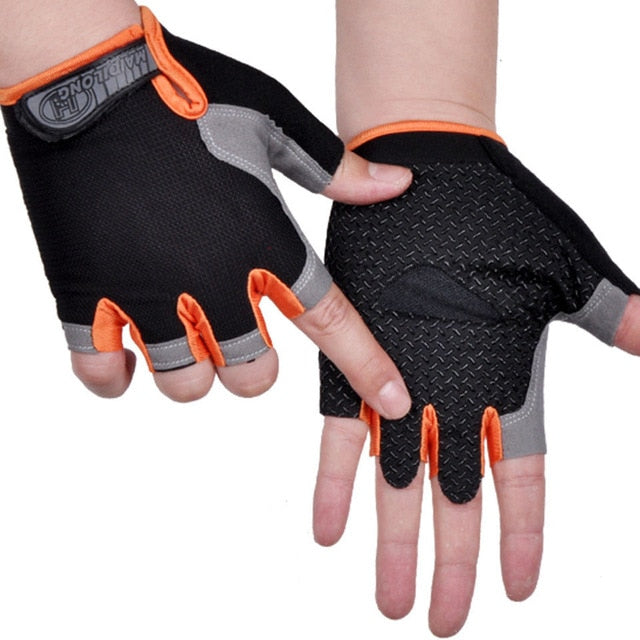 Cycling Anti-slip Anti-sweat  Half Finger Gloves Breathable - KiwisLove