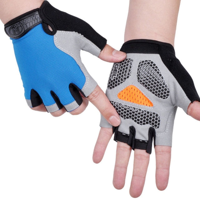 Cycling Anti-slip Anti-sweat  Half Finger Gloves Breathable - KiwisLove