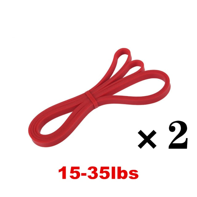 gym Rubber Resistance Bands Yoga Band Elastic Loop Crossfit Pilates Fitness Expander Pull up Strength Unisex Exercise Equipment - KiwisLove