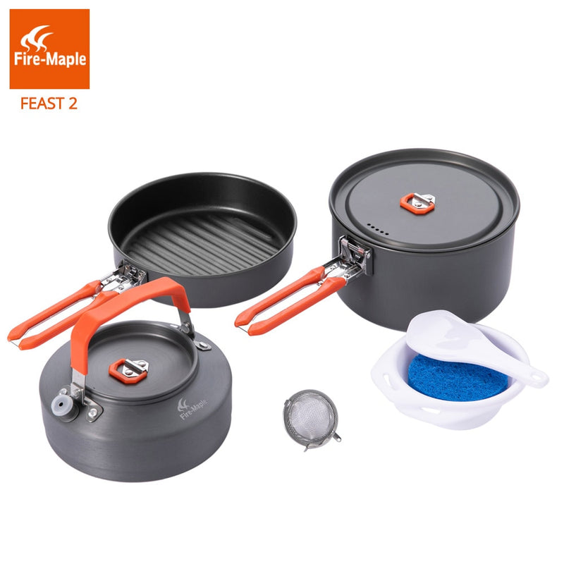Fire Maple Picnic Pot Pan Set Aluminum Alloy Feast 2 FMC-F2 - KiwisLove
