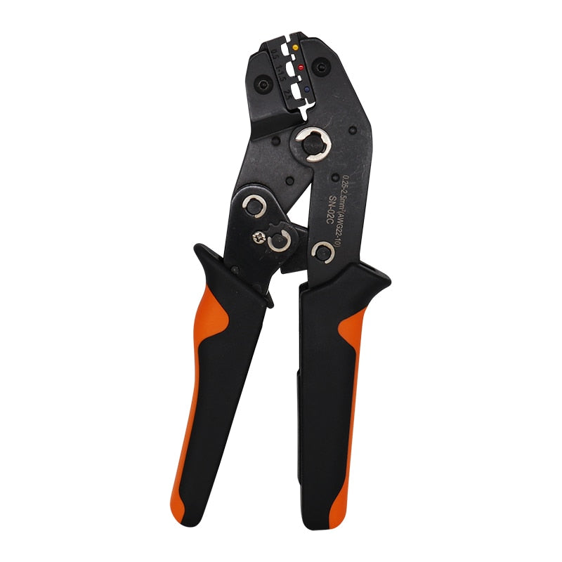 SN-02C mini hand Crimping Tool Adjustable Crimper pliers with 280pcs Cable Lugs - KiwisLove