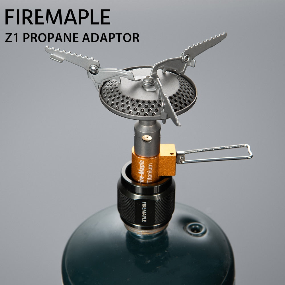 Fire Maple Z1 Propane Canister Adaptor Lightweight Aluminum Adapter - KiwisLove