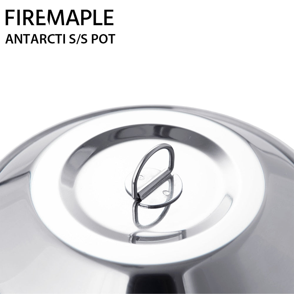 Fire Maple Antarcti S304 Stainless Steel Pot  Foldable  1L 402g - KiwisLove