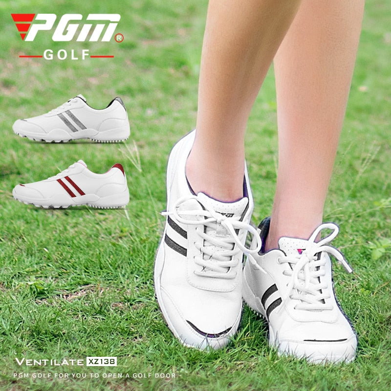 PGM Women Golf Shoes Anti-slip Breathable Sneakers Super Fiber Waterproof - KiwisLove