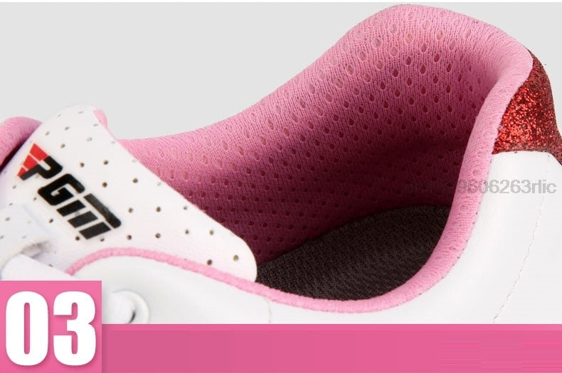 PGM Women Golf Shoes Anti-slip Breathable Sneakers Super Fiber Waterproof - KiwisLove