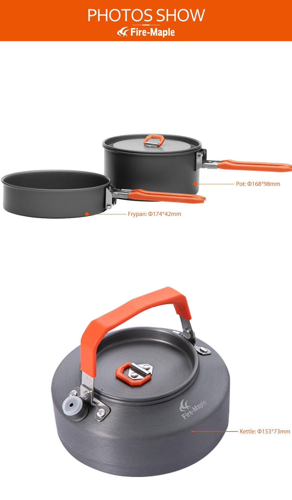 Fire Maple Picnic Pot Pan Set Aluminum Alloy Feast 2 FMC-F2 - KiwisLove