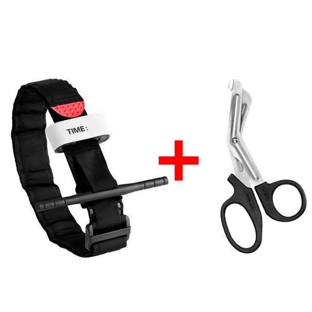 Medical Tourniquet Survival Tactical Combat Military CAT Belt Bandage Scissor - KiwisLove