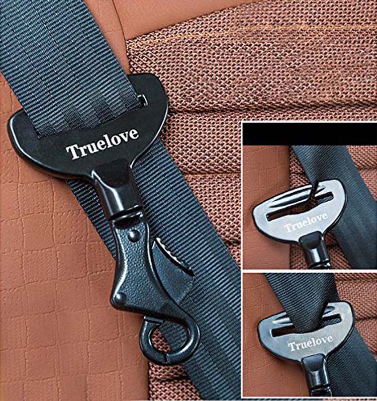 Truelove Vehicle Car Dog Seat Belt Lock Harness Collar Clip Safety - KiwisLove