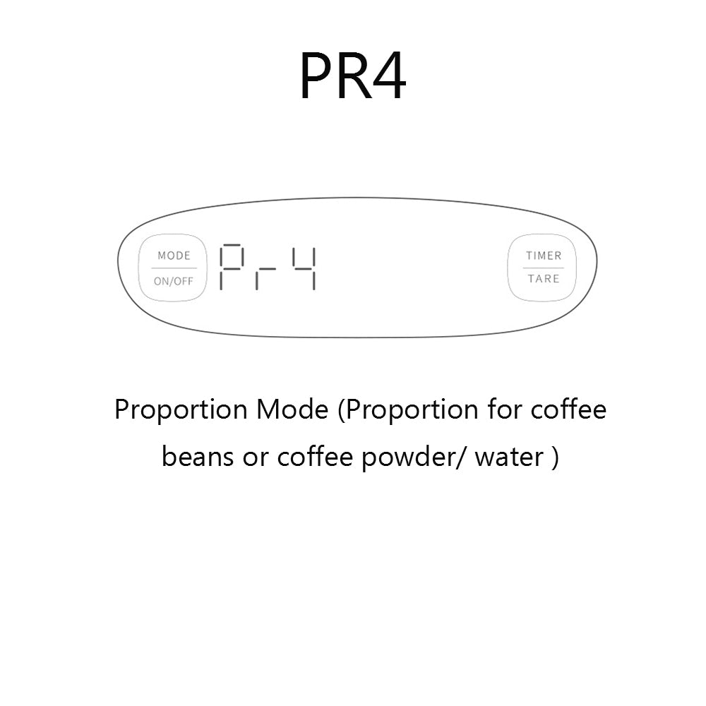 2kg/0.1g Electronic Coffee Scale with Timer Digital Kitchen Coffee Scales Weighing Balance Libra Jewelry Scale USB Charging - KiwisLove