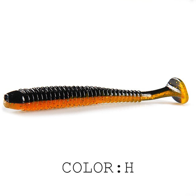 Shad Fishing Lure Soft  Plastics Baits Swimbait Jigging Artificial Baits - KiwisLove