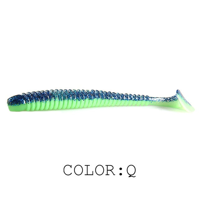 Shad Fishing Lure Soft  Plastics Baits Swimbait Jigging Artificial Baits - KiwisLove