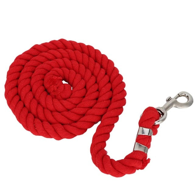 2m 20mm Durable Heavy Duty Horse Riding Braided  Lead Rope with Sturdy Clasp - KiwisLove