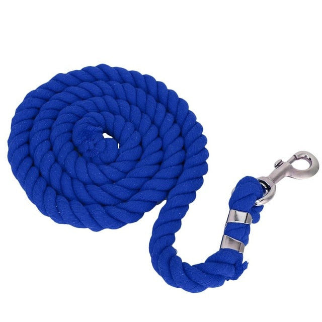 2m 20mm Durable Heavy Duty Horse Riding Braided  Lead Rope with Sturdy Clasp - KiwisLove