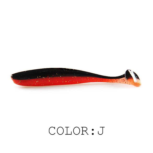 Soft Lures   Baits Fishing Lure Leurre Shad Double Color Silicone Bait T Tail - KiwisLove