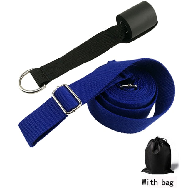3 M Door Flexibility Stretching Yoga Stretch Strap Leg Stretcher Strap D-Ring Belt Dance Gym - KiwisLove
