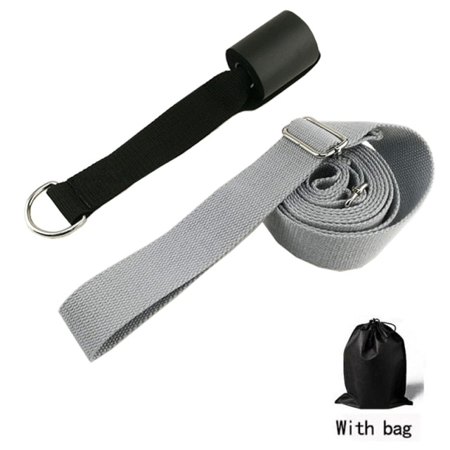 3 M Door Flexibility Stretching Yoga Stretch Strap Leg Stretcher Strap D-Ring Belt Dance Gym - KiwisLove