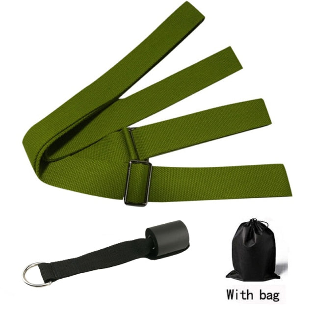 3 M Door Flexibility Stretching Yoga Stretch Strap Leg Stretcher Strap D-Ring Belt Dance Gym - KiwisLove
