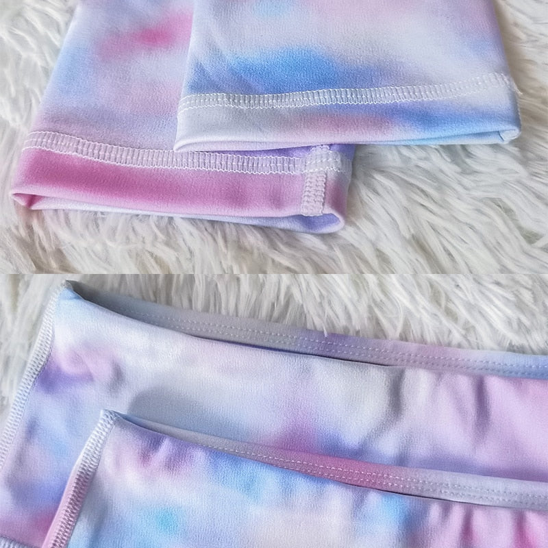 Women Yoga Sets Top Bras Pad High Waist Legging  Fitness Workout Gym Wear Running - KiwisLove