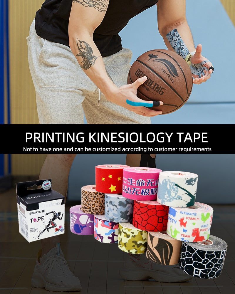 Kindmax Kinesiology Tape Athletic Sport Strapping Volleyball Kneeling Muscle Prevent Splashing Water,5cm x 5m Roll - KiwisLove