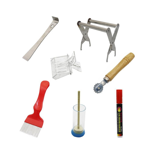 1 Set Hive Scraper Frame Holder Grip Bee Marking Tool Beehive Nest Box Jig - KiwisLove