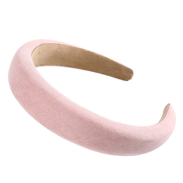 Bezel Head Silk Padded Headband - KiwisLove
