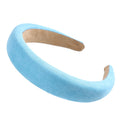 Bezel Head Silk Padded Headband - KiwisLove