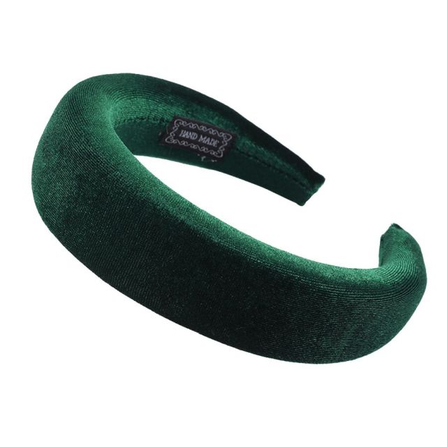 Bezel Head Silk Padded Headband - KiwisLove