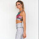 Size L Women Fitness Set Yoga Gym Running  Jumpsuits  Leggings Outfit Tracksuit - KiwisLove