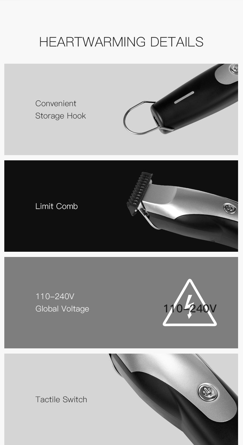 ENCHEN Men Electric Trimmer Hair Cutter Clipper Rechargeable Cordless - KiwisLove