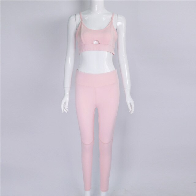 Women Yoga Sets for Fitness Sports Suit Women's Gym Wear Running Clothing - KiwisLove