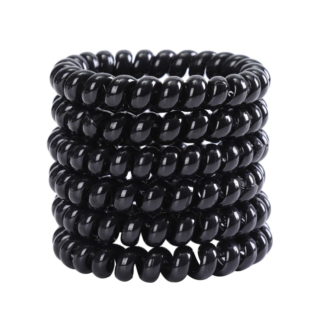 5/10PCS Telephone Wire Elastic Hair Bands - KiwisLove