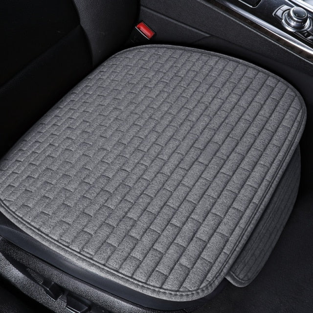 Car seat cover front/rear flax seat protect cushion automobile seat cushion protector pad car cover mat protect - KiwisLove