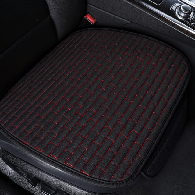 Car seat cover front/rear flax seat protect cushion automobile seat cushion protector pad car cover mat protect - KiwisLove