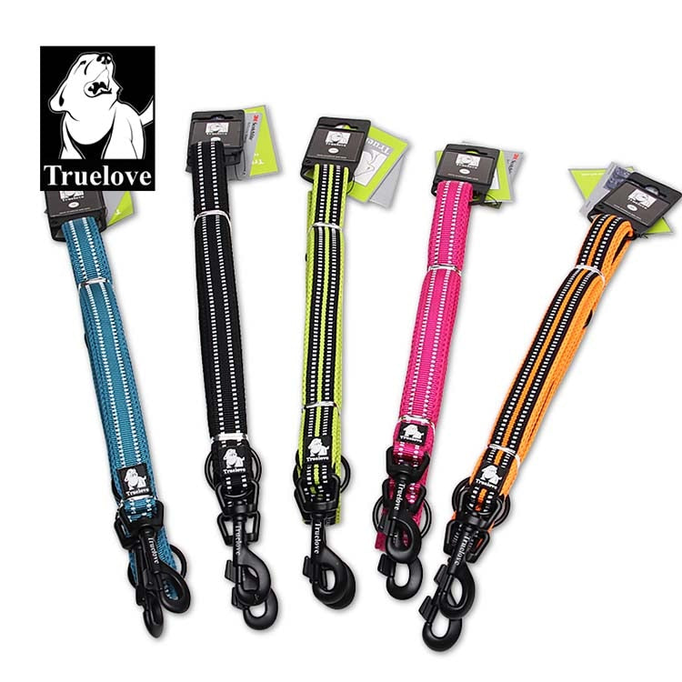 Truelove 7 In 1 Multi-Function Adjustable Dog Lead Hand Free Pet Training Leash 2 Dogs - KiwisLove