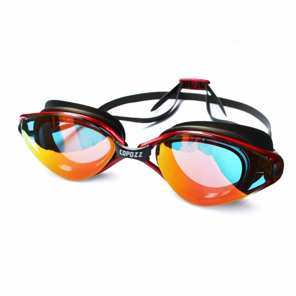 Professional Swimming Goggles Anti-Fog UV Adjustable Glasses Eyewear - KiwisLove
