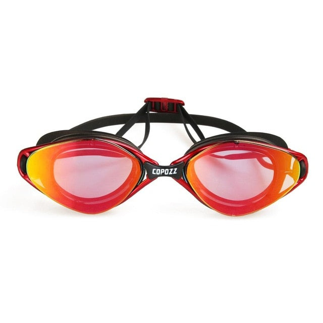 Professional Swimming Goggles Anti-Fog UV Adjustable Glasses Eyewear - KiwisLove