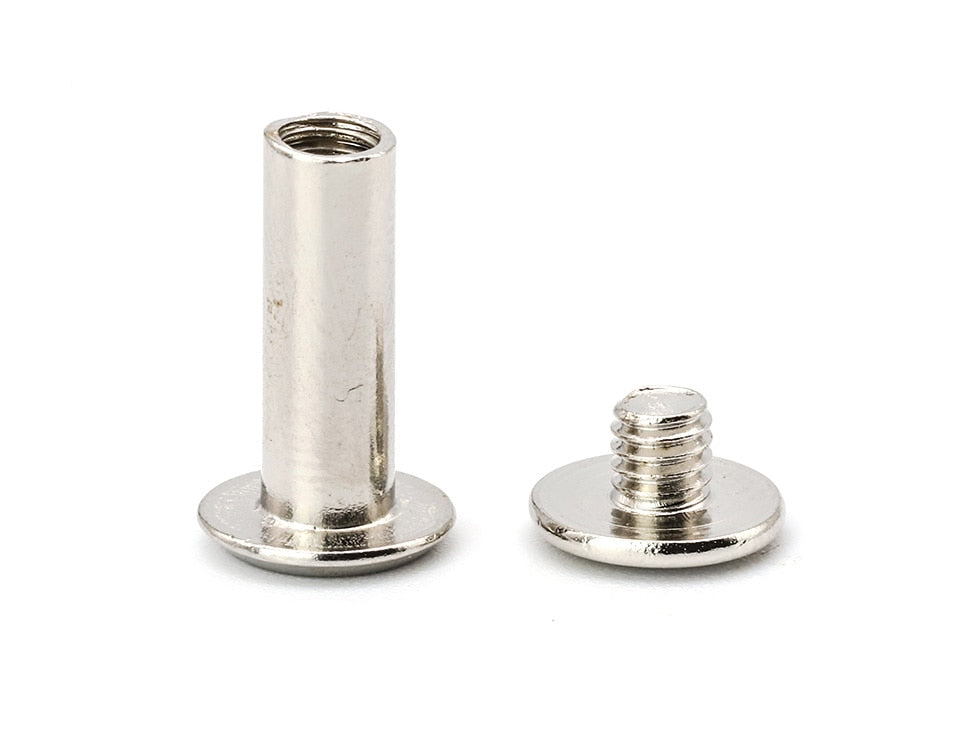 270pcs/set chicago screws kit Ni-plated phillips head book binding  rivet - KiwisLove