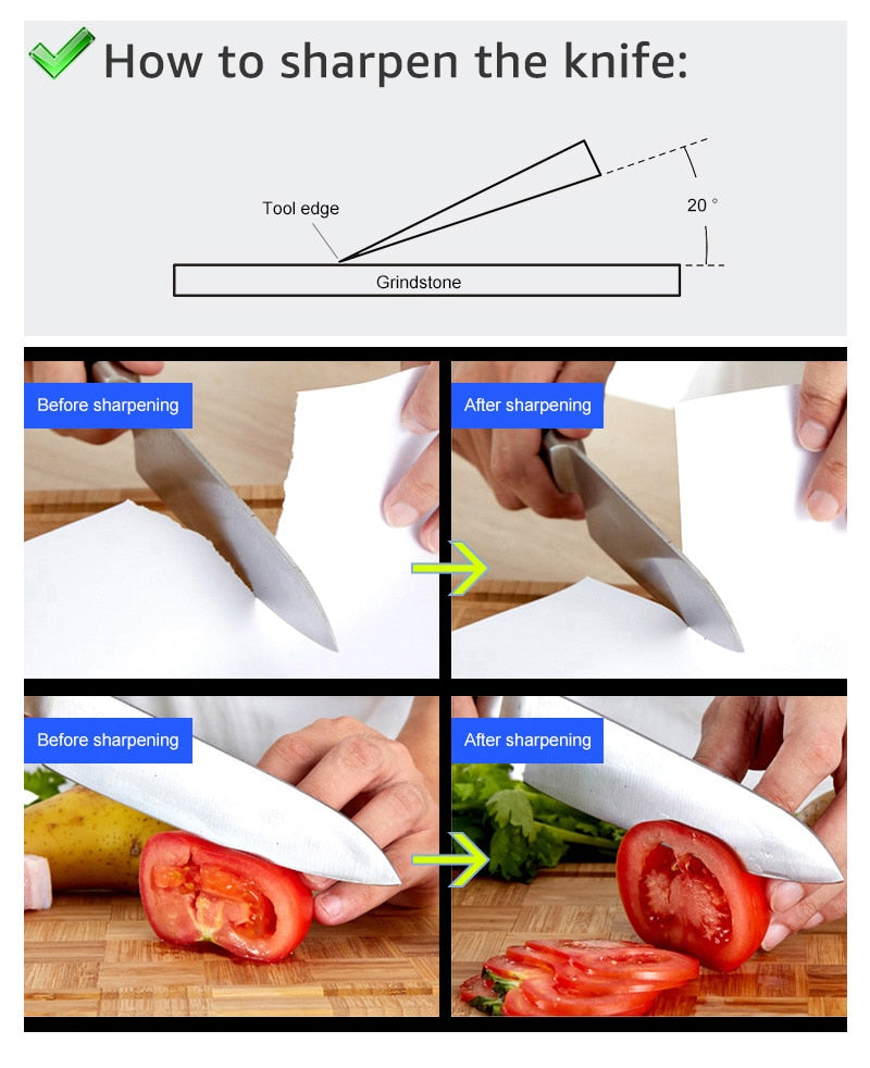 Diamond Knife Sharpening Stone  Sharpener  Ultra-thin Honeycomb Surface Whetstone Grindstone - KiwisLove