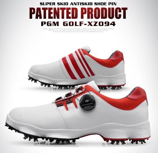 PGM Golf Men's Sneakers Rotating Lace Sneakers Waterproof Non-slip - KiwisLove