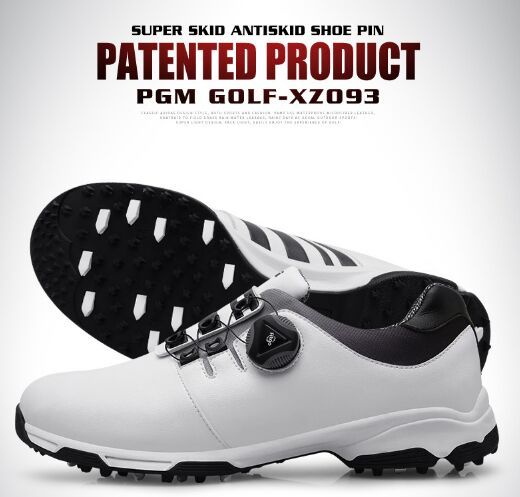 PGM Golf Men's Sneakers Rotating Lace Sneakers Waterproof Non-slip - KiwisLove