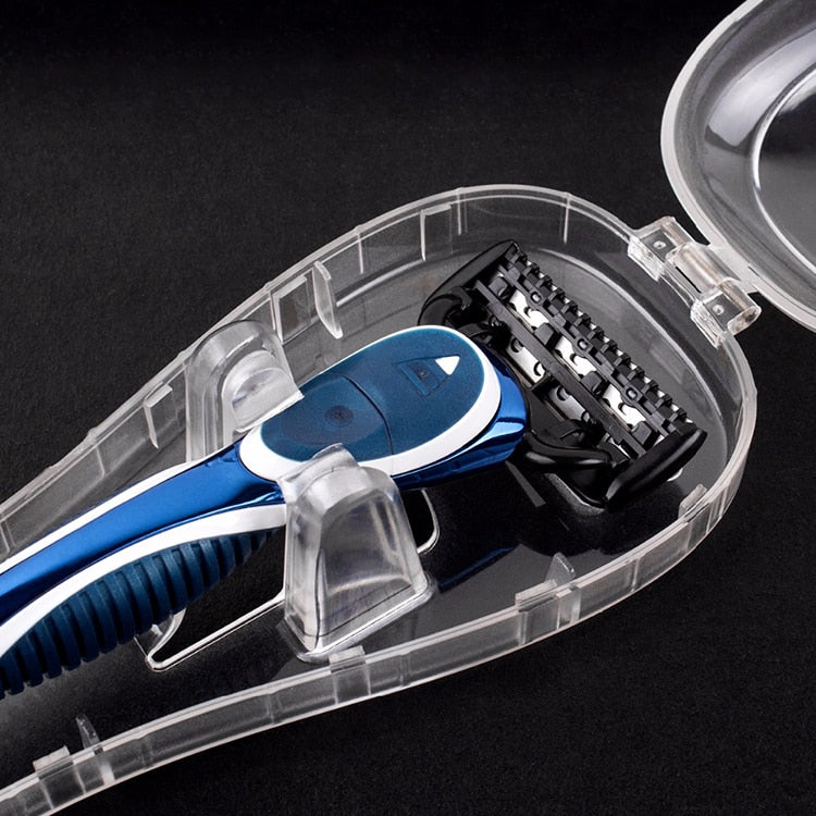 Qshave Portable Travel Razor holder Protector Case for Manual Razor  16.2x6.1x3cm - KiwisLove