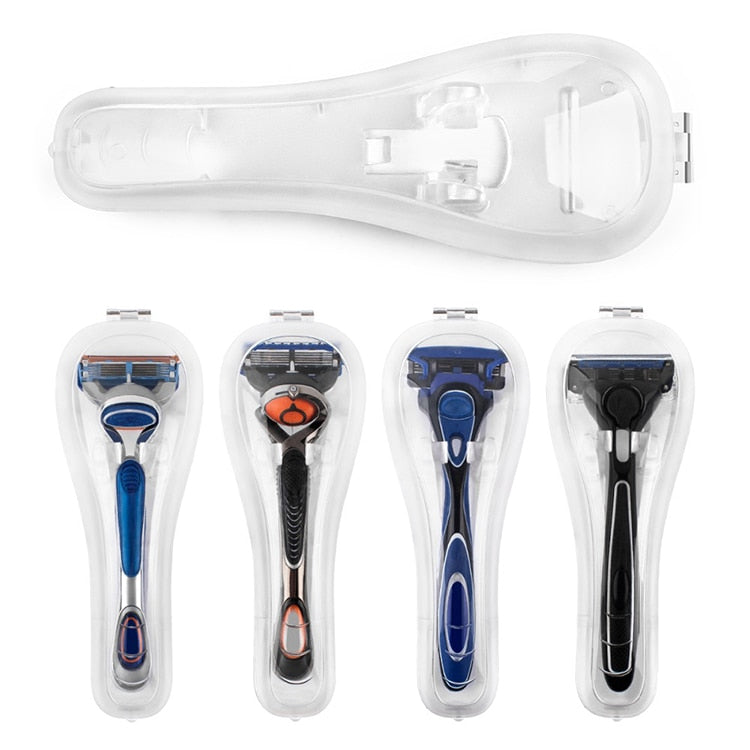 Qshave Portable Travel Razor holder Protector Case for Manual Razor  16.2x6.1x3cm - KiwisLove