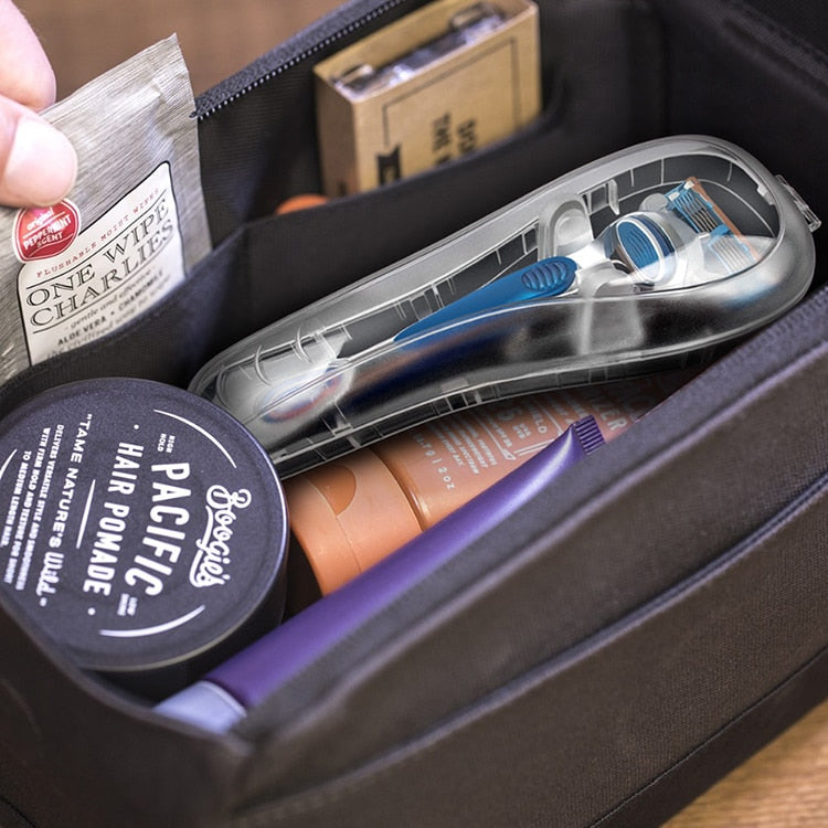 Qshave Portable Travel Razor holder Protector Case for Manual Razor  16.2x6.1x3cm - KiwisLove