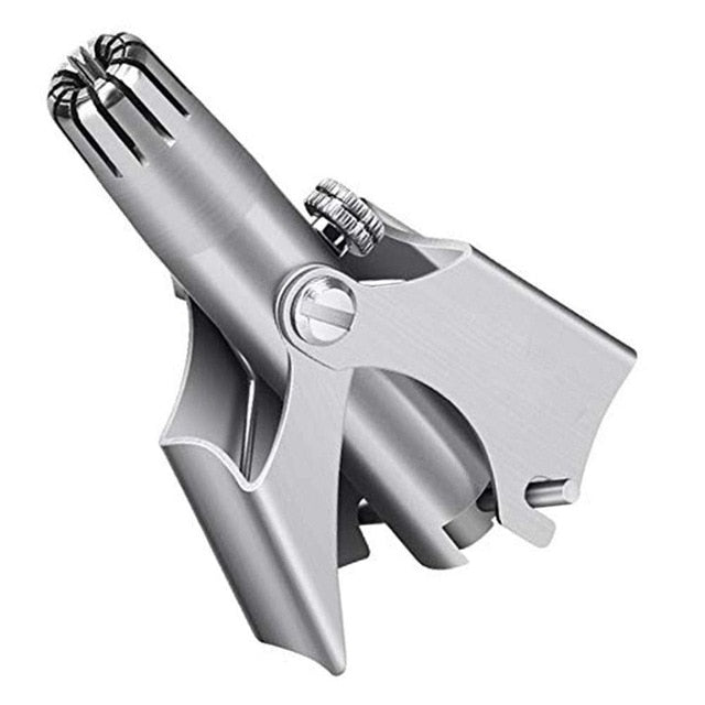 Nose Ear Hair Trimmer Stainless Steel Manual  Vibrissa Razor Shaver - KiwisLove
