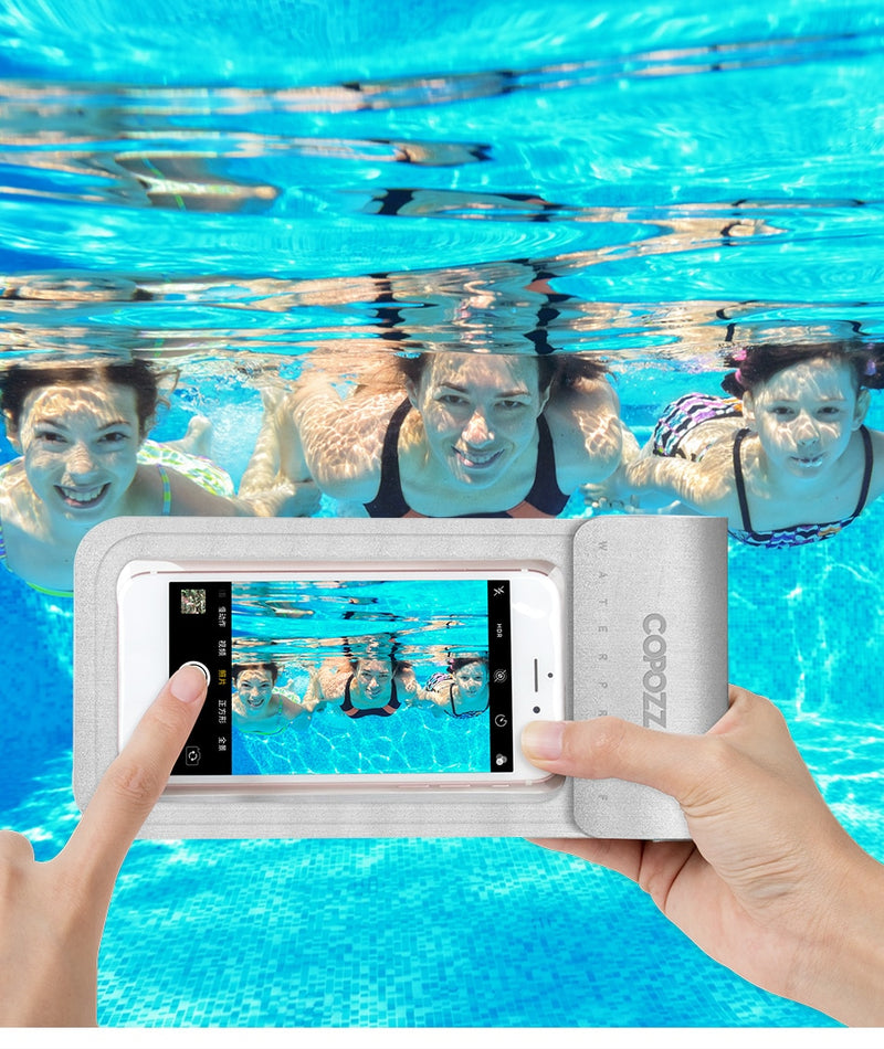 COPOZZ Waterproof Phone Case Cover Touchscreen iPhone Xiaomi Samsung - KiwisLove