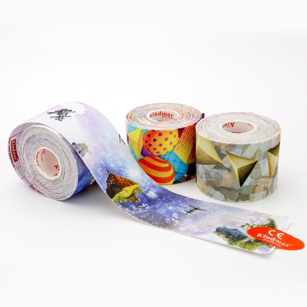 Kindmax Healthcare  Kinesiology Tape Kit for Athletic Sports Muscle Protector 5cm x 5m Roll - KiwisLove
